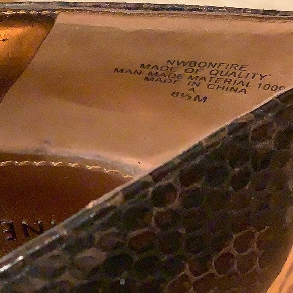 Nine West Snake Skin Platform Stiletto Hee… - Picture 6 of 6